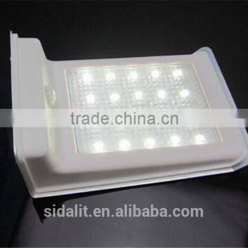 20 Led Panel Texture Lampshade 1800mah Ni-MH Battery PIR Sensor + Voice Control Solar Mini Garden Light photo-4