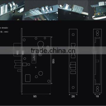 Hotel Door Lock With Keys and RFID Card Motel Door Lock photo-6