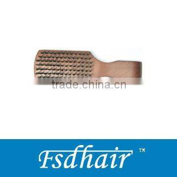 Small wooden hair brush