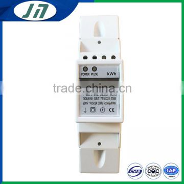 Small size single phase 50A kwh LCD din rail energy meter