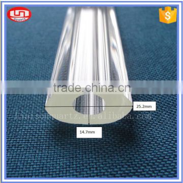 Hollow thick wall borosilicate glass tube