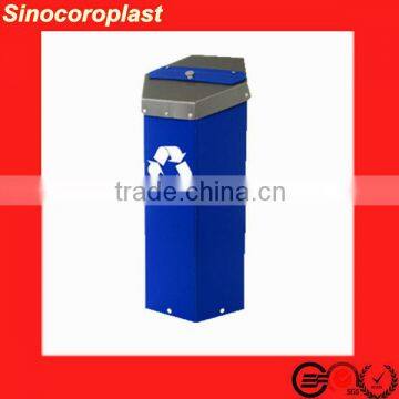 Printed Plastic Coroplast Recycled Bin