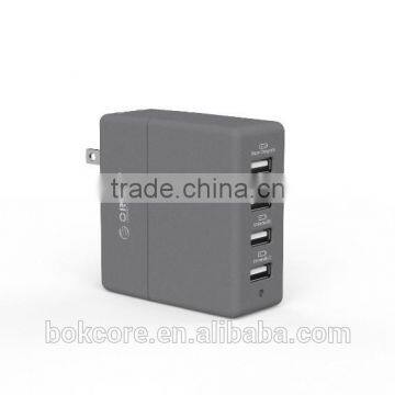 Multifunction Fast 5V 2A 4 Ports Portable Travel Wall Usb Charger photo-2
