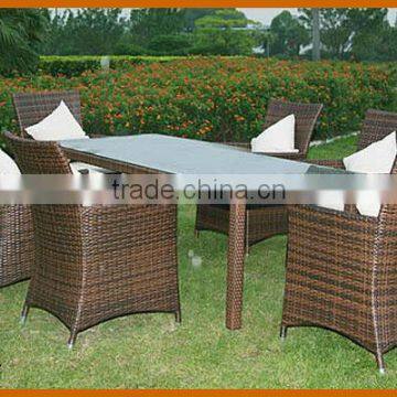 Cheap Rattan Dining Chairs Set Of 7PCS