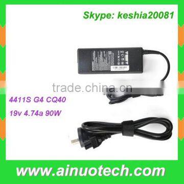 original new laptop charger for hp 4411S G4 CQ40 19v 4.74a 90W ac adapter