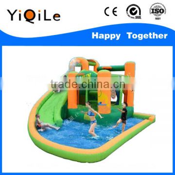 Inflatble kids playground slide water park