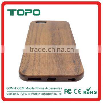Real Wood Wooden Separated up and Down The Wooden Shell Phone Case Cover for Iphone 6 6s Plus photo-4