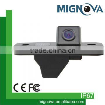 HD CCD 170Degree Wide Angle Waterproof HYUNDAI Santa FE Rearview Camera With Parking Lines