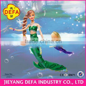 costume mermaid dolls with 3 beautiful dress