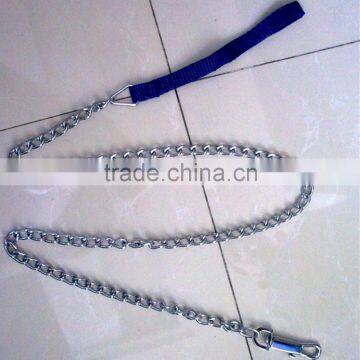 South American Market ,chrome Plated,ribbon Handle Dog Chain photo-2