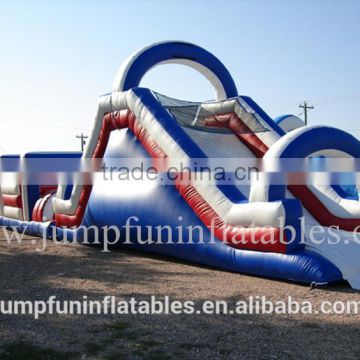 Bouncy Barrier China Manufacture Inflatable Slide combo with Obstacle Course Air Playground Kids