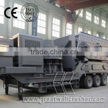 High Quality Mobile Cone Crusher Plant with ISO CE Certificate