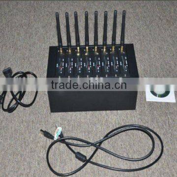 Wavecom module 8 sim cards USB GSM modem pool