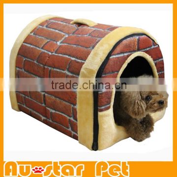 Good Quality Classical Design Brick Pattern Pet Cat Cage Dogs Beds Dog Kennel for Sale