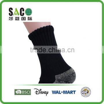 Black&white Free Knitting Heel and Toe Body is Solid Black Socks