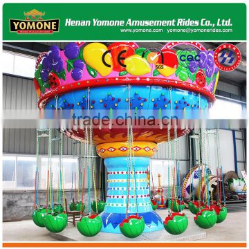 Swing Games of Rotating&Swing Amusement Watermelon Fruit Flying Chair for Sale