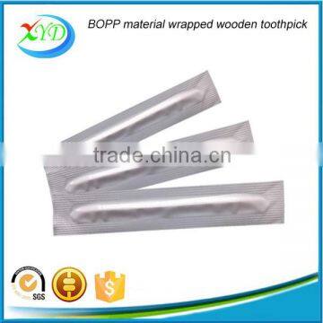Hot New Products for 2016 / 4 Sides Paper Wrapped Wooden Toothpick for Hotel and Airline