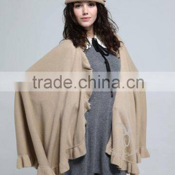 Full Gauge With Ruffle Side Poncho