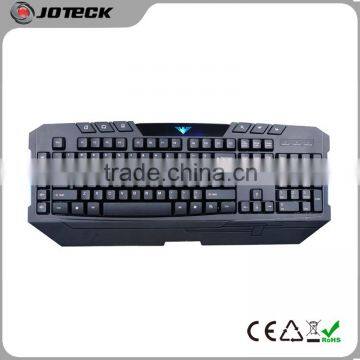 The plastic cheap gaming keyboard with LED LOGO---JK730