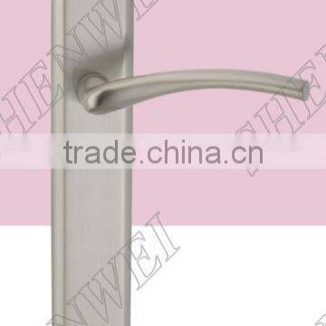 116-6381 SN door handle on plate furniture hardware