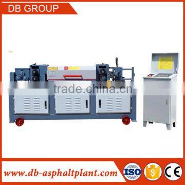 China automatic steel tube pipe straighting derusting straightener machine