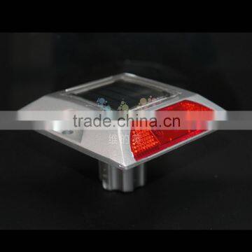 Square Aluminum Red Epistar LED Cat Eye Reflector Solar LED Road Stud photo-5