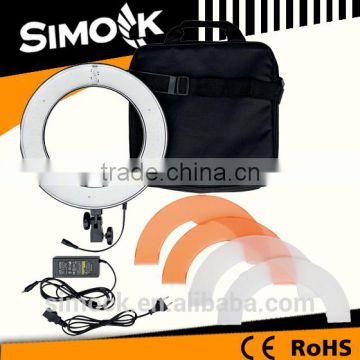 Ring LED video light for Portrait Photography