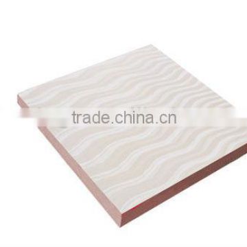 3d textured decorative panel/ High gloss float style board / PETG film