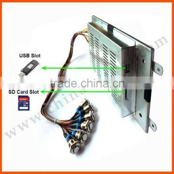 Hot Sale 10 Inch 6 Pcs Buttons Full hd Open Frame Tft Lcd Led Monitor Advertising Display photo-4