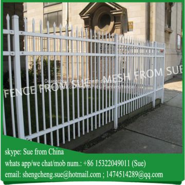 Steel and Plastic Garden white fence removable portable picket fence