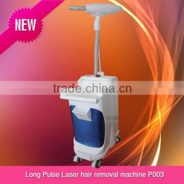 High quality facial/body Hair Removal long pulse Laser medical machine/laser depilator with CE--P003