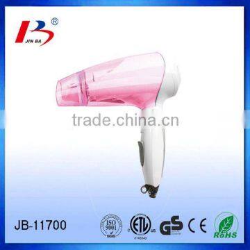 JB-11700S Ceramic travel hair dryers with CE,ETL,GS,ROHS