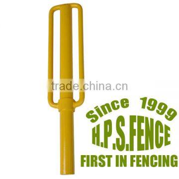 Heavy duty manual post driver for electric fence post