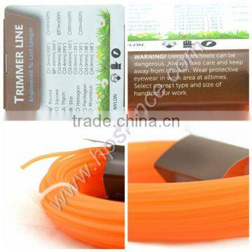 2.0mm round grass nylon trimmer line replacement