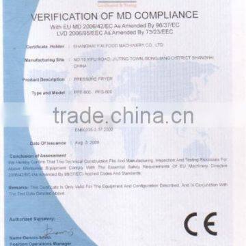 CE CERTIFICATE