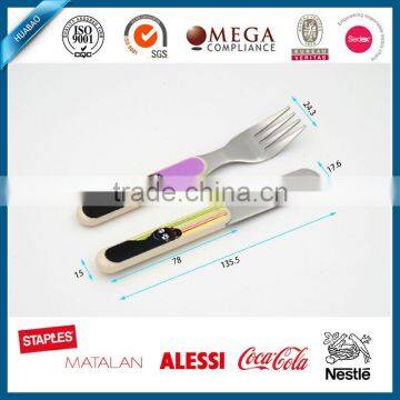 Children Training Flatware Set, Children Cutlery for Easy Holding and Finish Food, New Bone Cutlery