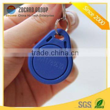 Colorful Double Ring UHF Alien H3 rfid keyfob