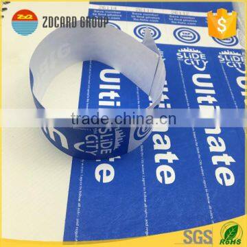 Waterproof Unbreakable Disposable Paper RFID Bracelet