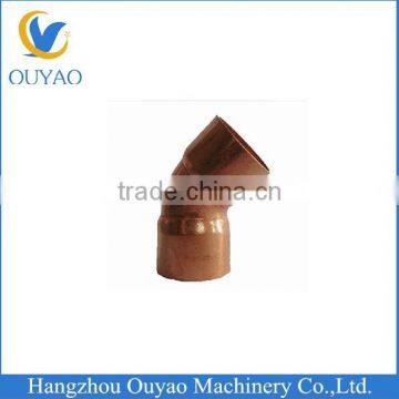 China supplier 45 degree copper elbow for air conditioning refrigeration