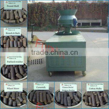 Large partices biomass cotton stalk briquette machine