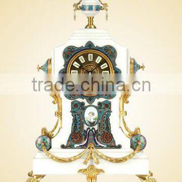 brass antique European royal craft decorative clock