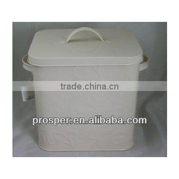 white storage box