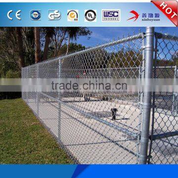 PVC Coated 8 Gauge Temporary Fence Panels Galvanized 6ft Chain Link Fence photo-4