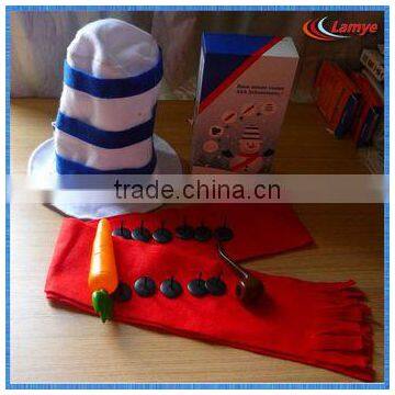 Snowman Hat Decoration Kit Scarf Hat photo-3