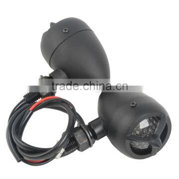 Bullet LED Indicators Turn Signals For Sportster Softail Bobber Chopper photo-2