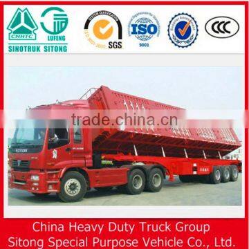 50ton 60ton 3 Axles Steel Van Semi Trailer/Box Container Semi Trailer photo-6
