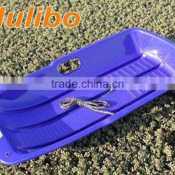 CE Approved Plastic Snow Glider Toboggan Snow Sledge With Rope Kids Plastic Ski Toys photo-5