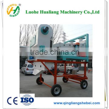 China high efficience mobile cycle winnowing cleaning sieve for selling well