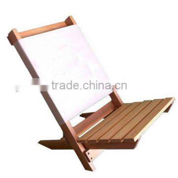 wooden fishing chair