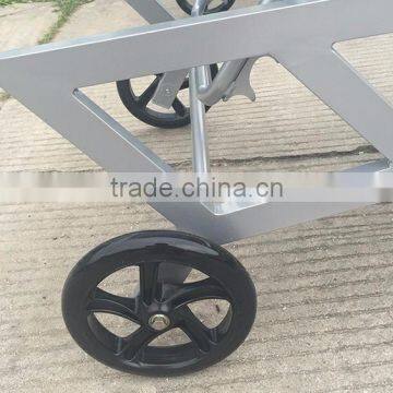 Garden Mesh Wheel Sun Lounger photo-4